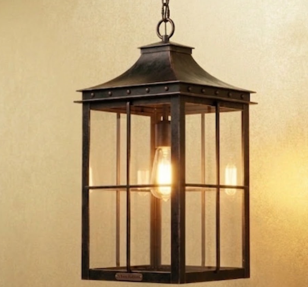 The Waldorf Copper Lantern Pendant Light Custom Design