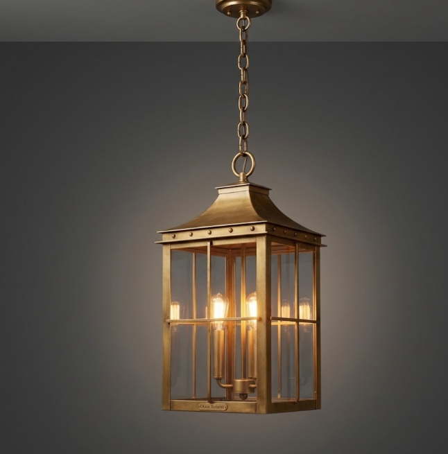 The Waldorf Copper Lantern Pendant Light Custom Design