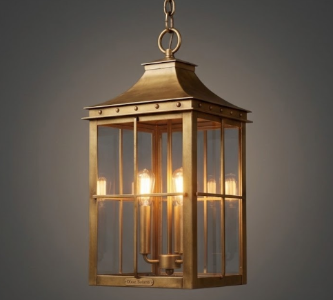The Waldorf Copper Lantern Pendant Light Custom Design