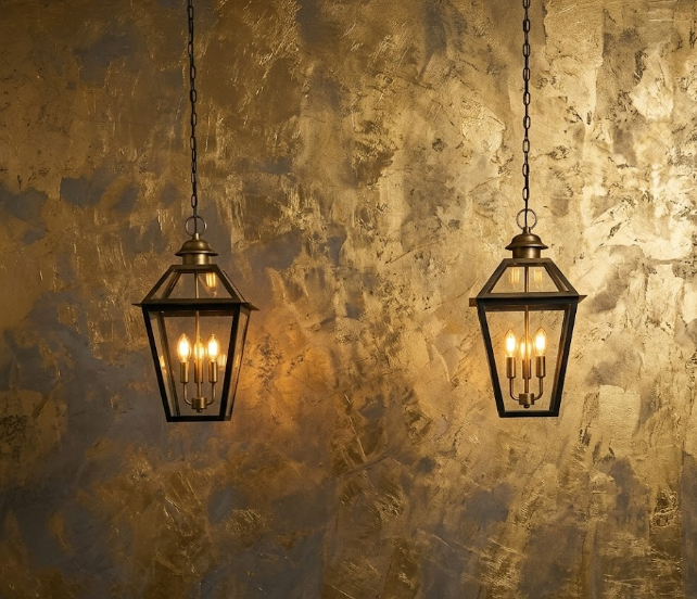 St. James Magnolia Copper Lantern & Pendant Light