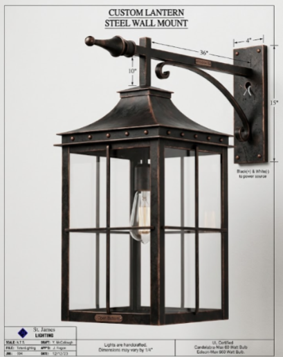 The Waldorf Copper Lantern Pendant Light Custom Design