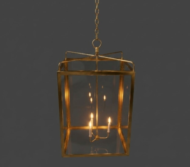 St. James Structure Copper Chandelier Kitchen Island Pendant Lights