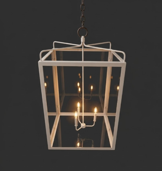 St. James Structure Copper Chandelier Kitchen Island Pendant Lights