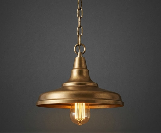 The Green Acres Copper Down Light Lantern & Kitchen Island Pendant Light