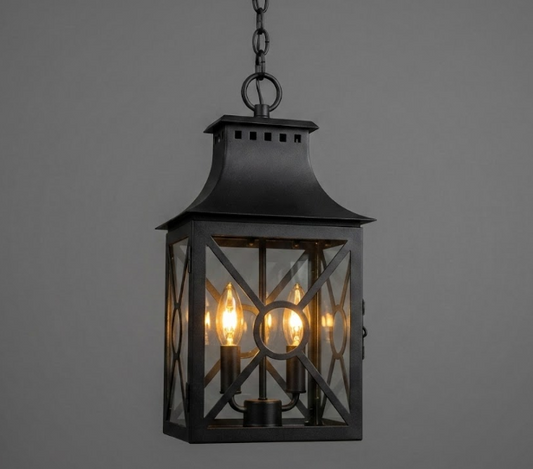 The Belvedere Copper Lantern Pendant Light Custom Design