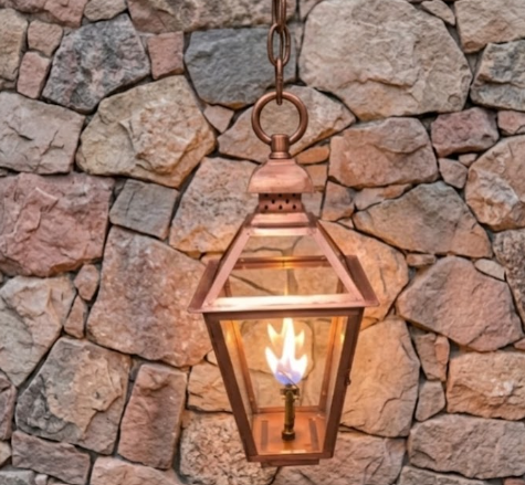 St. James Logan Copper Lantern Pendant LIghts