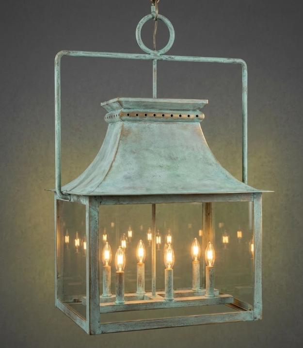 The Melville Copper Chandelier Kitchen Island Pendant Light