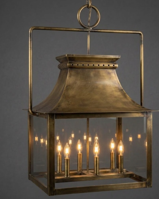 The Melville Copper Chandelier Kitchen Island Pendant Light