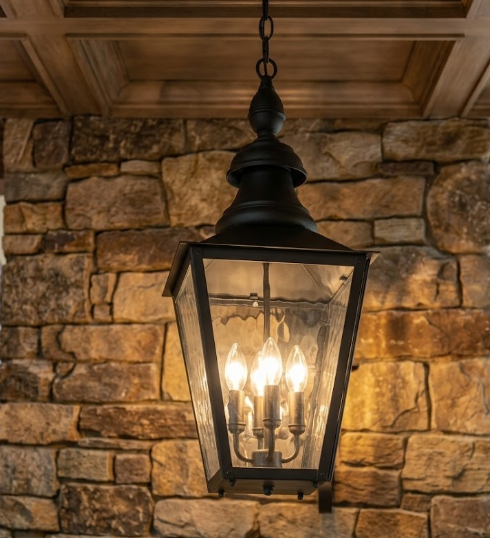 St. James Birmingham Copper Lantern Pendant Light