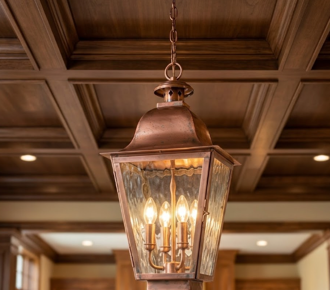 St. James Quebec Copper Lantern & Pendant Light