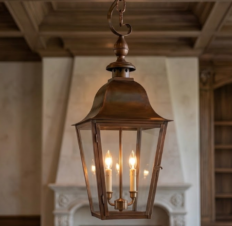 St. James Quebec Copper Lantern & Pendant Light