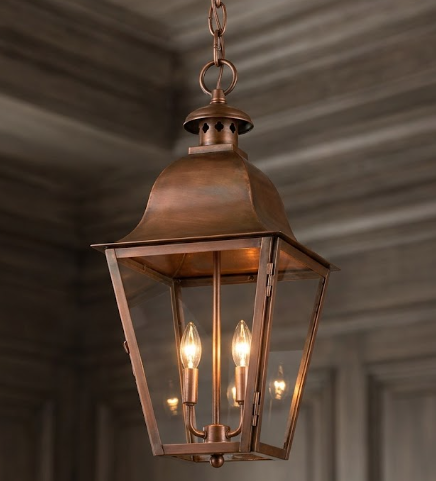 St. James Quebec Copper Lantern & Pendant Light