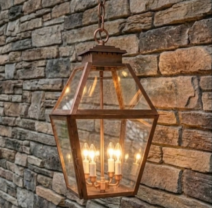 St. James Natchez Copper Lantern & Pendant LIght