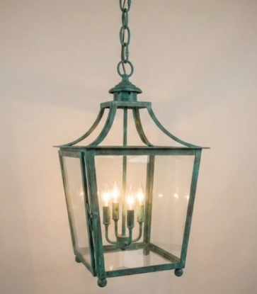 The Orlando Copper Lantern Kitchen Island Pendant Light Custom Design