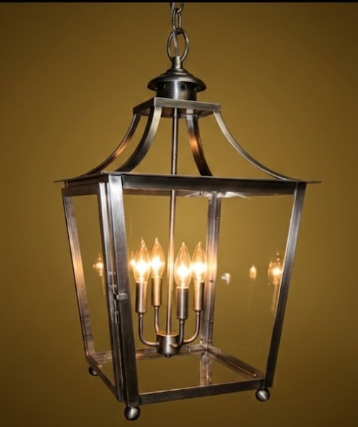 The Orlando Copper Lantern Kitchen Island Pendant Light Custom Design