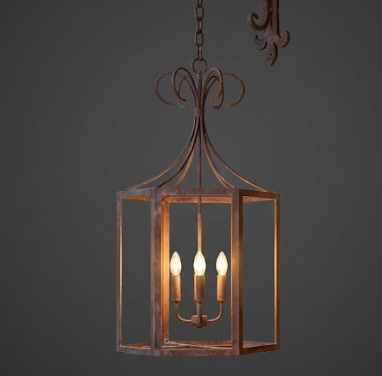The Remington Copper Lantern Pendant Light Custom Design