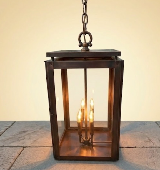 Marengo Copper Lantern Pendant Light Custom Design
