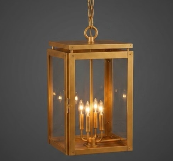 Marengo Copper Lantern Pendant Light Custom Design