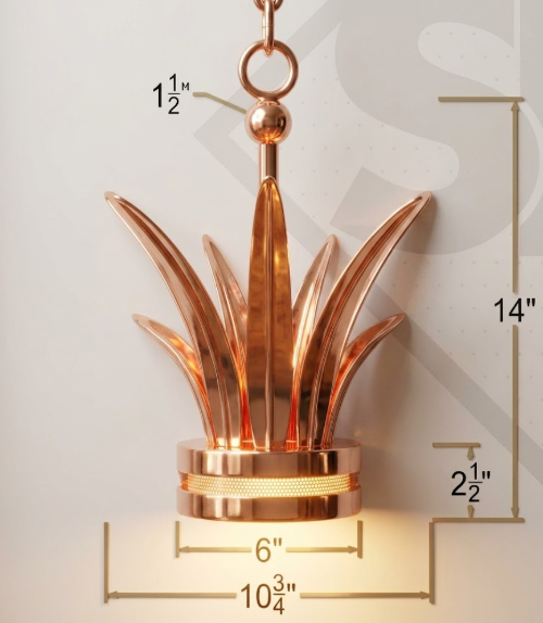 The Marsh Copper Chandelier Pendant Lights