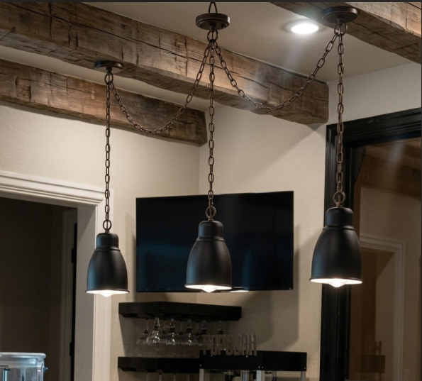 St. James Copper Down Shade Kitchen Island Pendant Lights