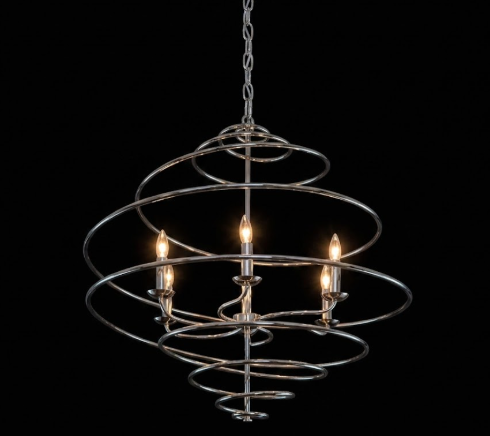 The Prosecco Steel Chandelier Pendant Light Custom Design