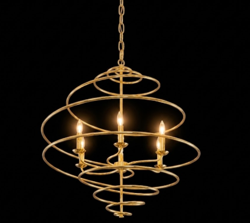 The Prosecco Steel Chandelier Pendant Light Custom Design