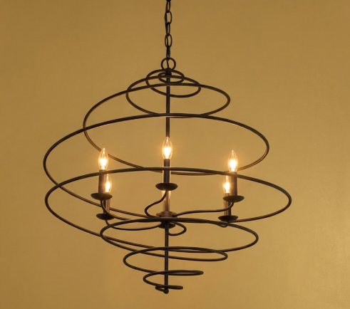 The Prosecco Steel Chandelier Pendant Light Custom Design