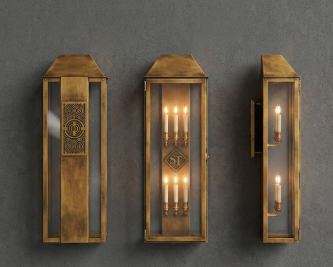 The Mendota Copper Lantern Kitchen Island Pendant Light Custom Design