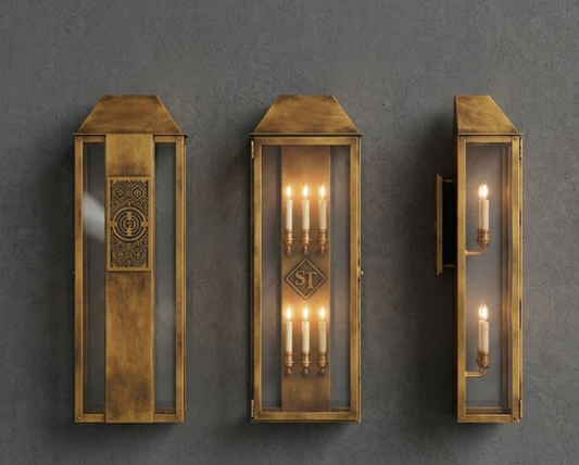The Mendota Copper Lantern Kitchen Island Pendant Light Custom Design