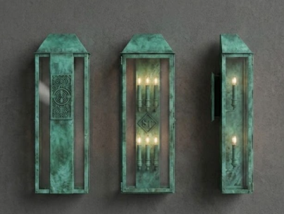 The Mendota Copper Lantern Kitchen Island Pendant Light Custom Design