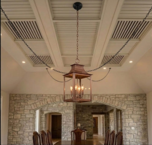 St. James Aspen Copper Lantern Pendant Light