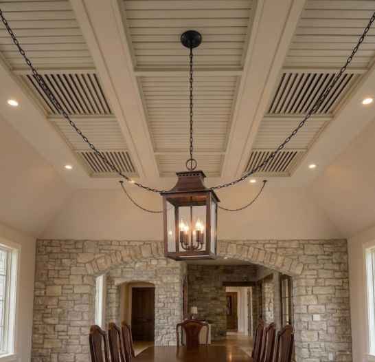 St. James Aspen Copper Lantern Pendant Light