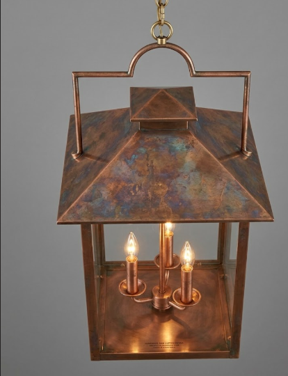 The Baltic Sea Copper Lantern Pendant Light Custom Design