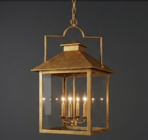 The Baltic Sea Copper Lantern Pendant Light Custom Design