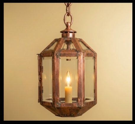 The Working Man's Copper Lantern Pendant Light Custom Design