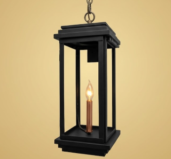 The Contemporary Copper Lantern Pendant Light