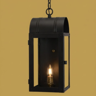 The Abaco Copper Lantern Pendant Light