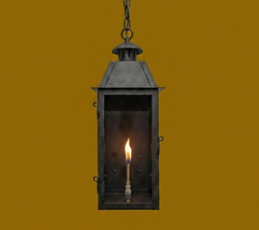 The St. Elias Copper Lantern Pendant Light