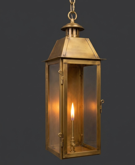 The St. Elias Copper Lantern Pendant Light