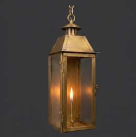 The St. Elias Copper Lantern Pendant Light