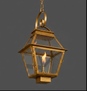 First Southern Copper Lantern Pendant LIght