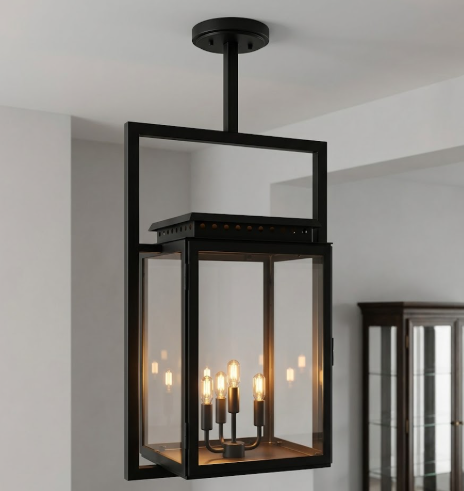 The Perdido Key Copper Lantern Pendant Light