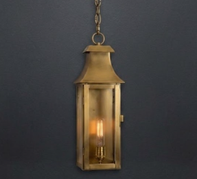The Bay View Copper Lantern Pendant Light