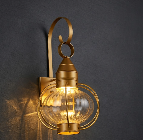 The Cape Cod Copper Lantern & Pendant Light — Onion Globe, Coastal Nautical Design, Handmade in USA