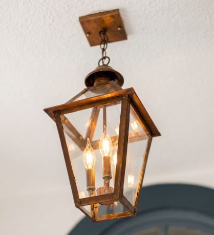 The Kingston Copper Lantern Pendant Light