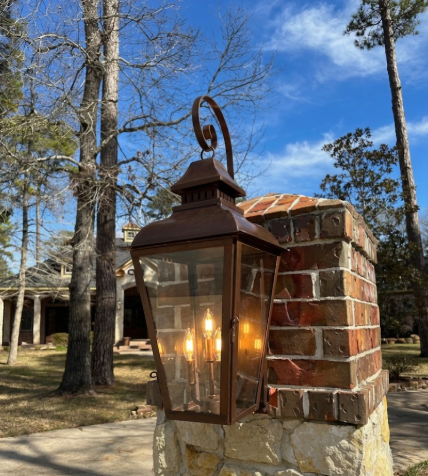 The Kingston Copper Lantern Pendant Light