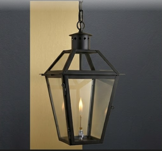 The St. Charles Copper Lantern Pendant Light