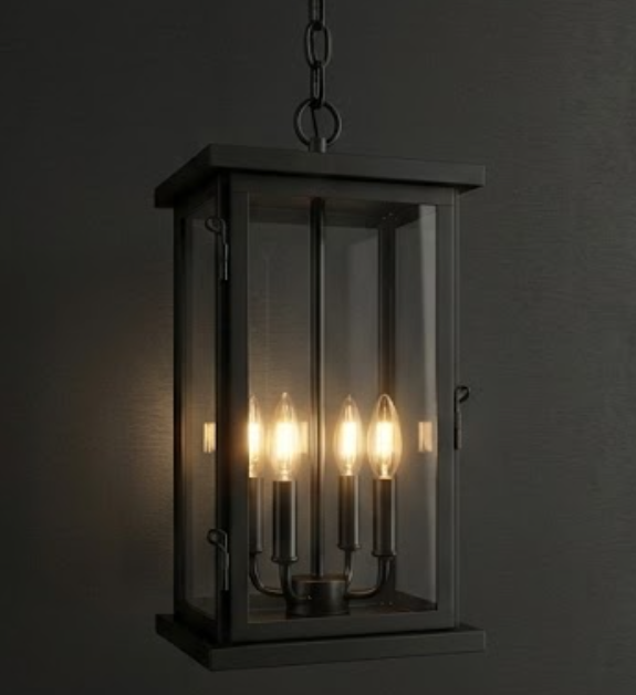 The Boca Copper Lantern Pendant Light