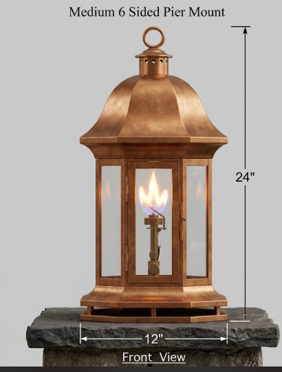 The Montego Bay Lighthouse Coastal Nautical Lantern Custom Design