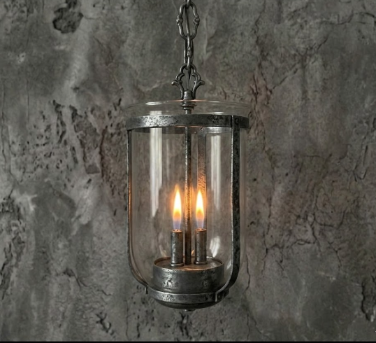 The French Country Copper Lantern Kitchen Island Pendant Light Custom Design